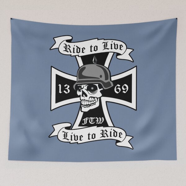 Item preview, Ride to Live Biker Logo designed and sold by smartla1.