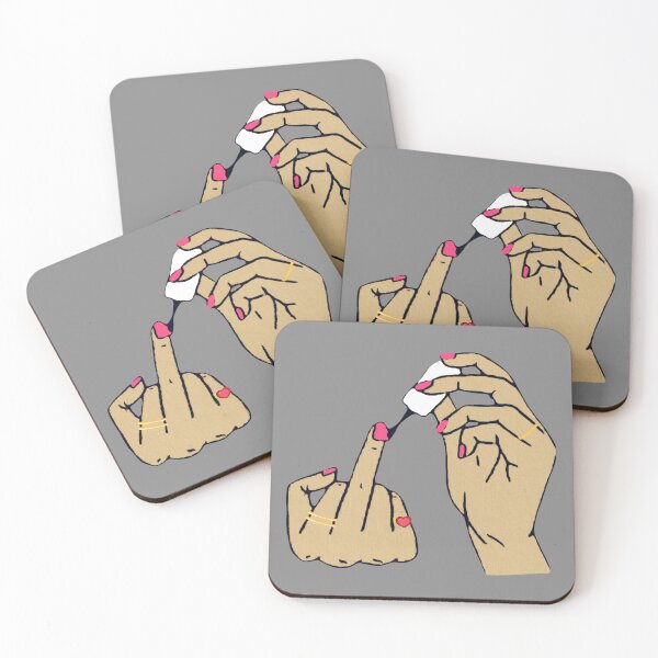 Item preview, Polishing Nail on Middle Finger designed and sold by dmbdana.