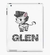Zebra Glen iPad Case/Skin