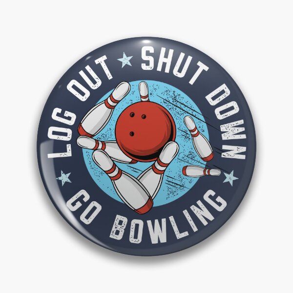 Item preview, Log Out Shut Down Bowling Hobby Bowler Pastime designed and sold by propellerhead.