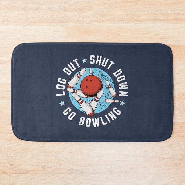 Item preview, Log Out Shut Down Bowling Hobby Bowler Pastime designed and sold by propellerhead.