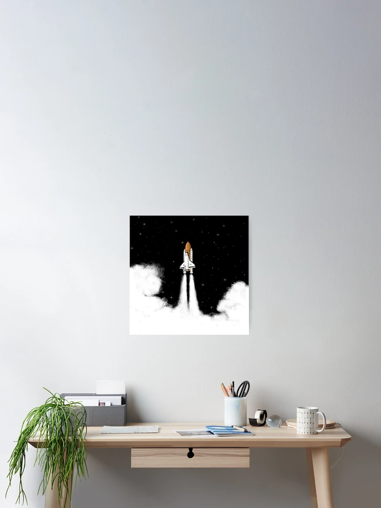 Thumbnail 2 of 3, Poster, Shuttle Launch designed and sold by euglenii.