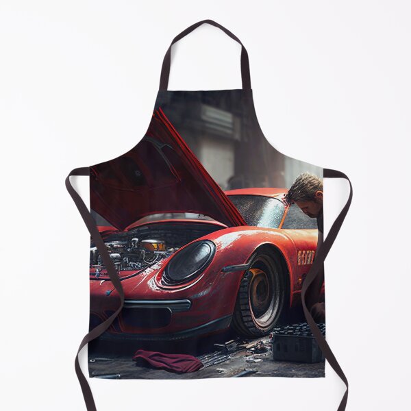 Item preview, Super Car Workshop. Wall art, books, mugs and more designed and sold by AiArtestry.