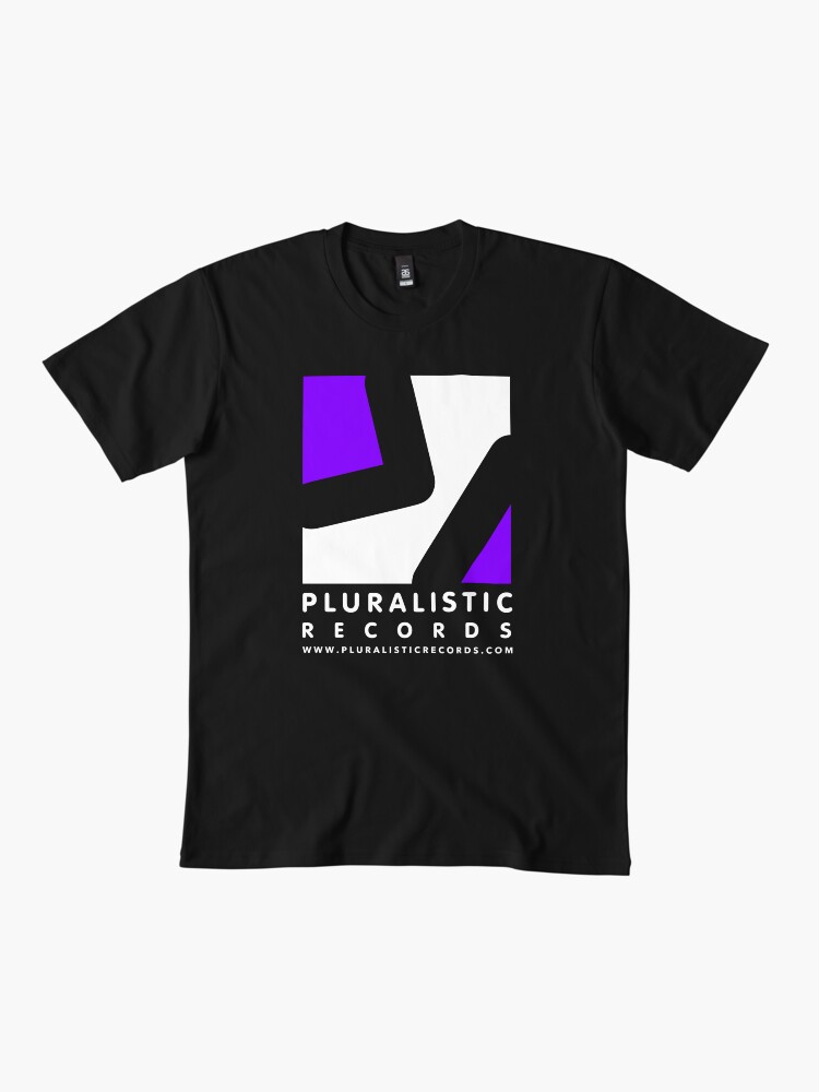 Thumbnail 2 of 4, Premium T-Shirt, PLR PURPLE SLICE WHITE designed and sold by PLRecords.