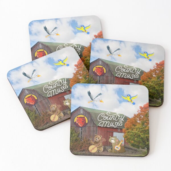 Item preview, banjo bear playing country bluegrass music designed and sold by LGMmugsdesign.
