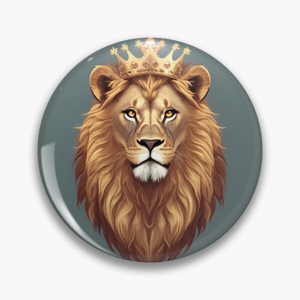 Aperçu de l'œuvre Lion royal avec couronne 4 créée et vendue par smARTwork.