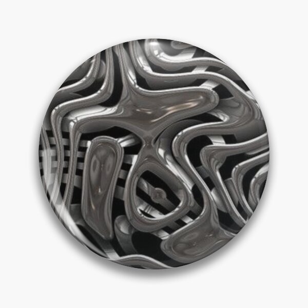 Item preview, Melted Metal Chrome Pattern designed and sold by noiramcreates.