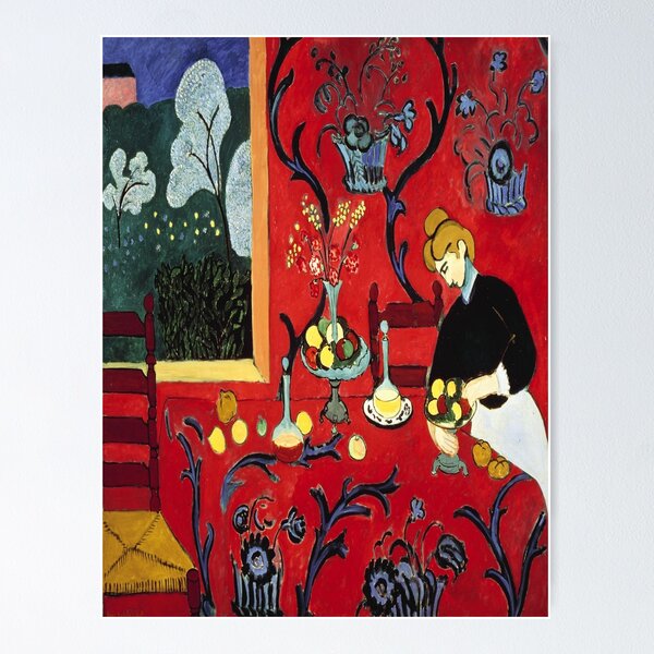 Item preview, The Dessert: Harmony in Red (The Red Room)-Henri Matisse designed and sold by LexBauer.