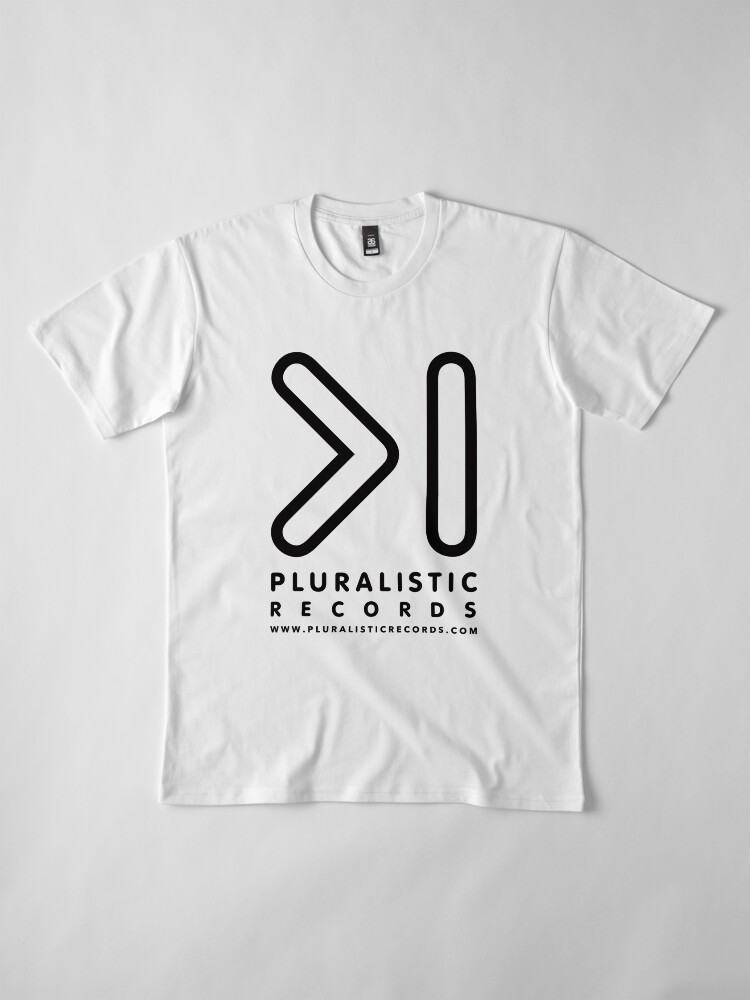 Thumbnail 4 of 6, Premium T-Shirt, PLR BLACK LOGO designed and sold by PLRecords.