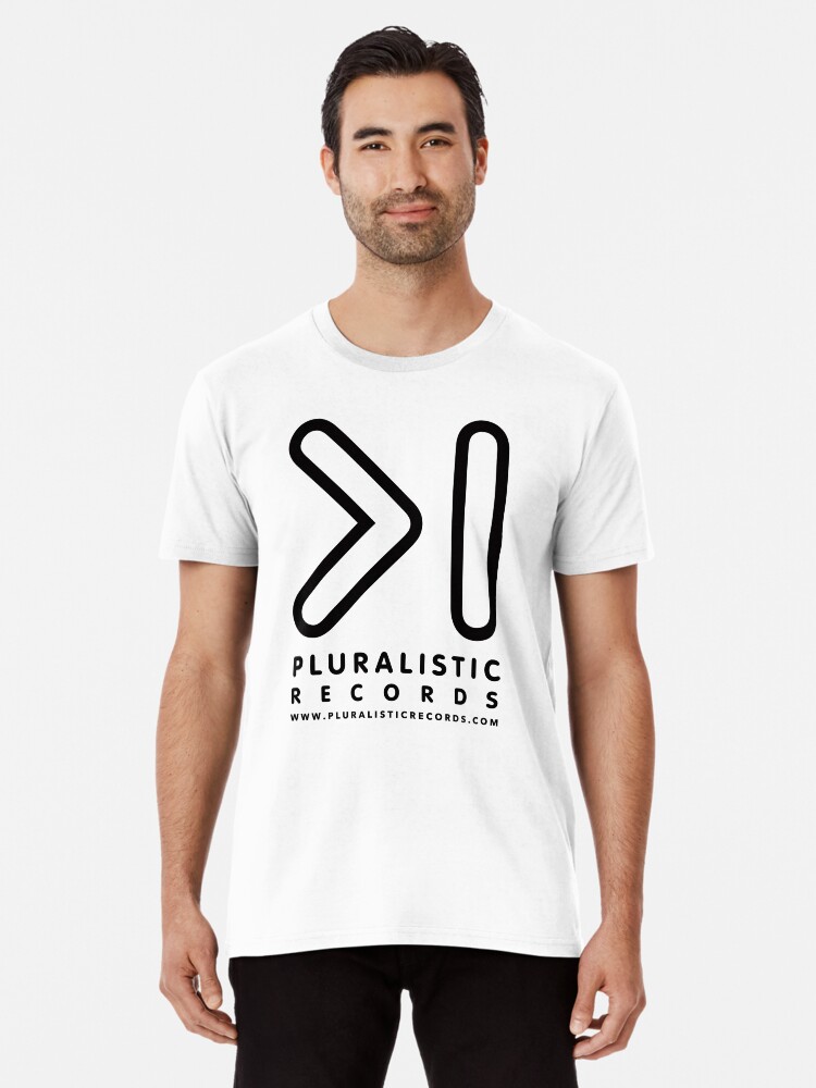 Thumbnail 1 of 6, Premium T-Shirt, PLR BLACK LOGO designed and sold by PLRecords.