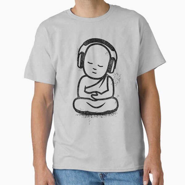 Item preview, Buddha Headphones - Buddhist Monk DJ designed and sold by propellerhead.