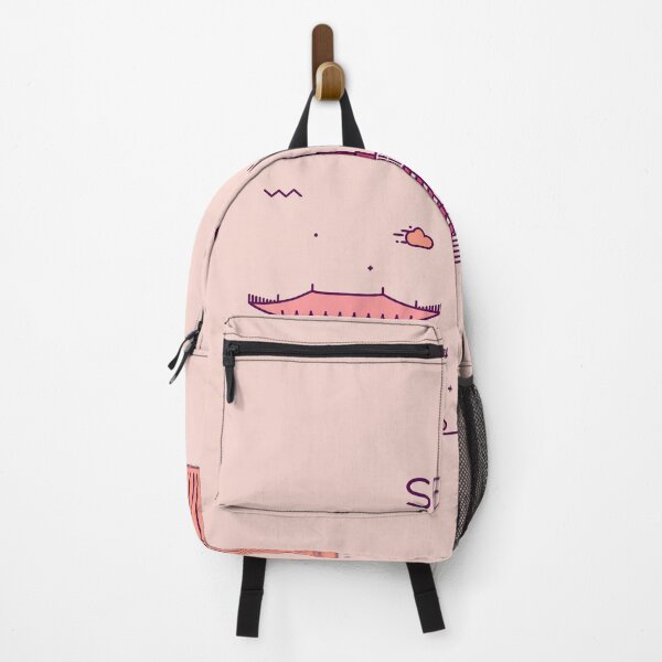 Item preview, Pink Themed Seoul City Design designed and sold by Noodle Doodle.