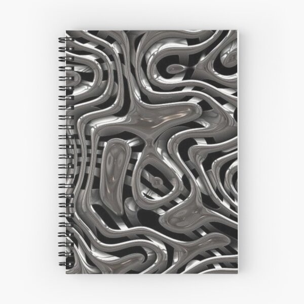 Item preview, Melted Metal Chrome Pattern designed and sold by noiramcreates.