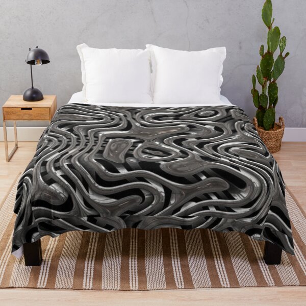 Item preview, Melted Metal Chrome Pattern designed and sold by noiramcreates.