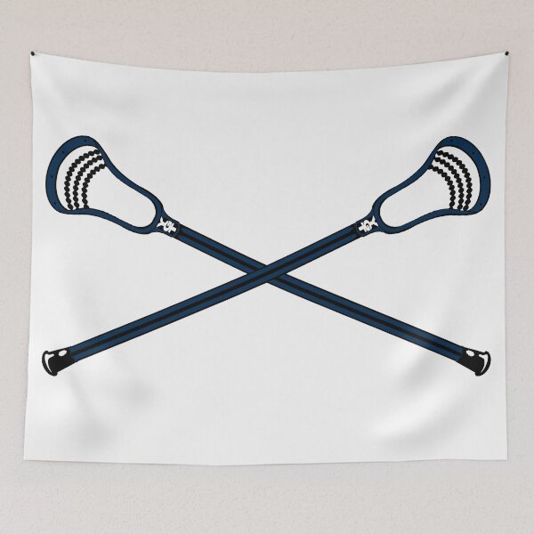 Item preview, Lacrosse Sticks Crossed Blue designed and sold by YouGotThat.