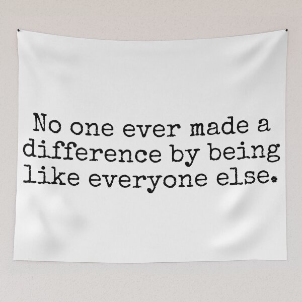 Item preview, No one ever made a difference... designed and sold by MadEDesigns.