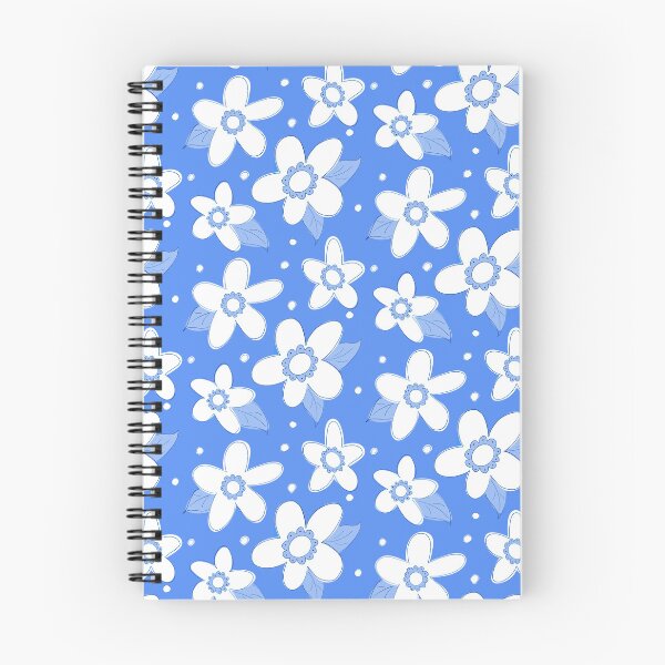 Item preview, Spring Flower Pattern Blue designed and sold by Claudia McBain.
