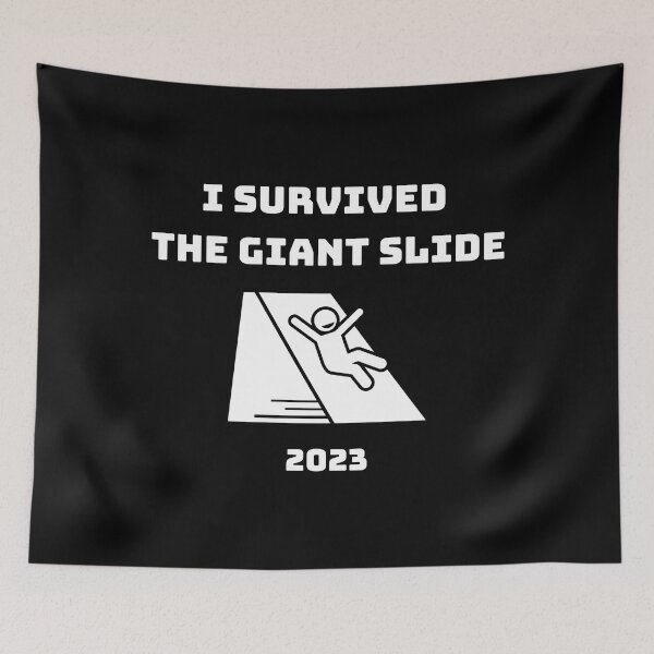 Item preview, I Survived the Giant Slide | Steel Monsters | Staple Slides  designed and sold by KonnichiwaStore.