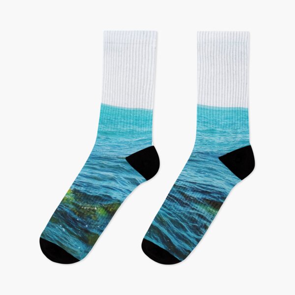 Item preview, Wavy Black Sea with some underwater stones  designed and sold by helenkaiy.