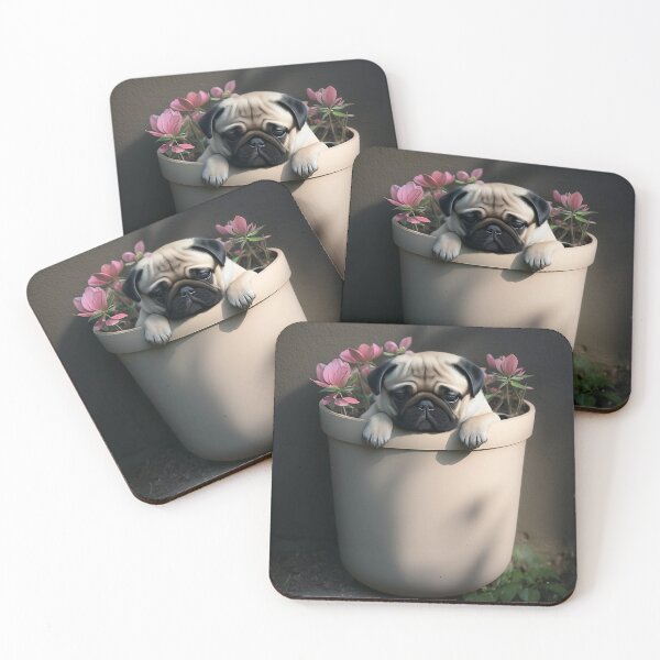 Item preview, FlowerPug designed and sold by DrakiceyArt.