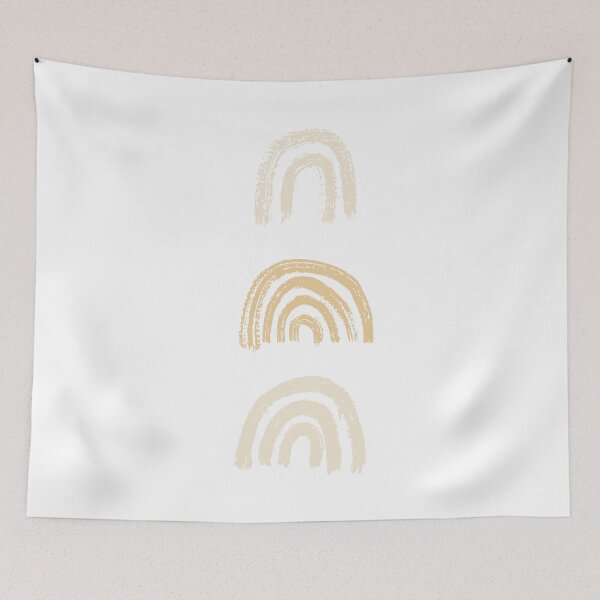 Item preview, Arco iris boho de género neutral amarillo designed and sold by sassykea.