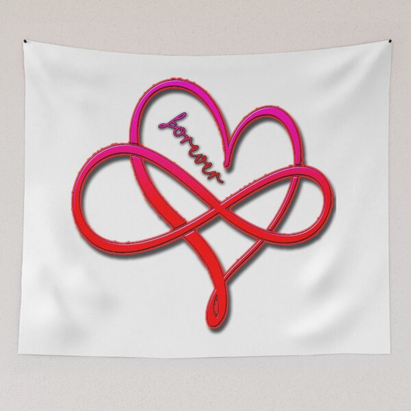 Item preview, Valentines Day Infinity Heart  designed and sold by jgoenett.