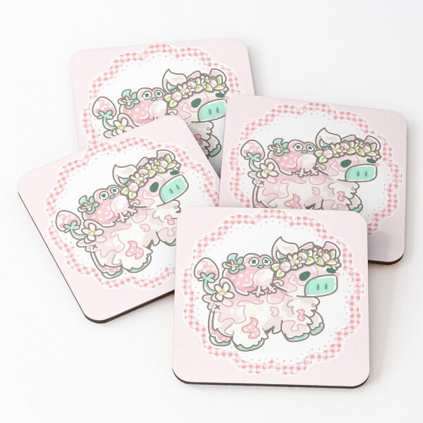 Item preview, strawberry cow designed and sold by yumehoshi.