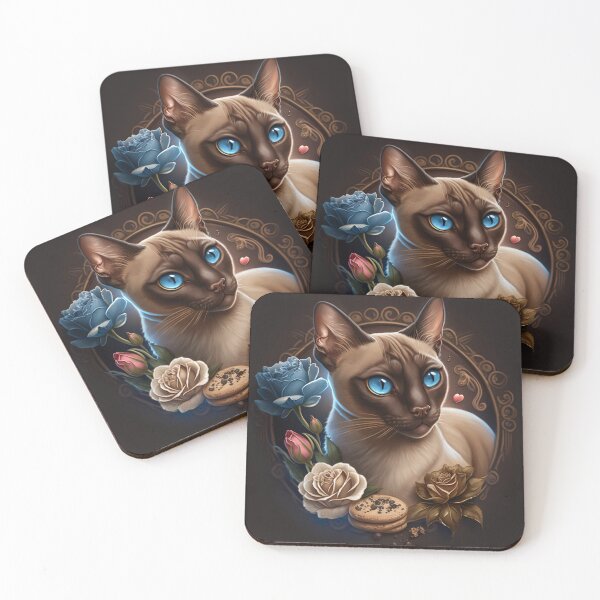 Item preview, Siamese Portrait designed and sold by Nocturne  Paws.
