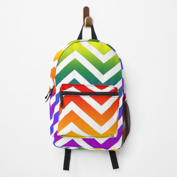 Item preview, White and Rainbow Zigzags designed and sold by BeJolley.