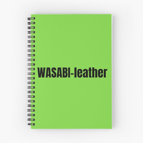 Item preview, WASABI-leather | Funny Wasabi Jokes | Gifts for Sushi Lovers designed and sold by KonnichiwaStore.