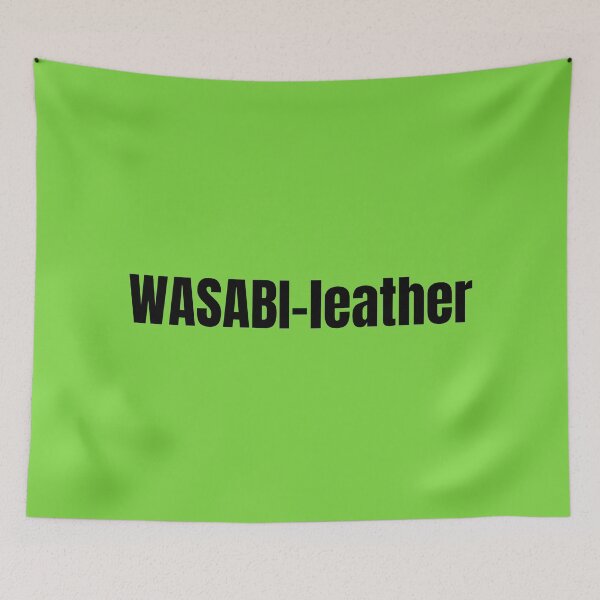 Item preview, WASABI-leather | Funny Wasabi Jokes | Gifts for Sushi Lovers designed and sold by KonnichiwaStore.