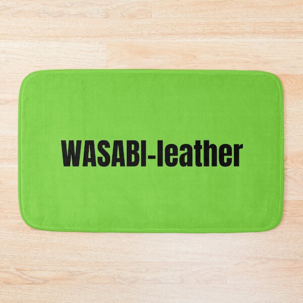 Item preview, WASABI-leather | Funny Wasabi Jokes | Gifts for Sushi Lovers designed and sold by KonnichiwaStore.