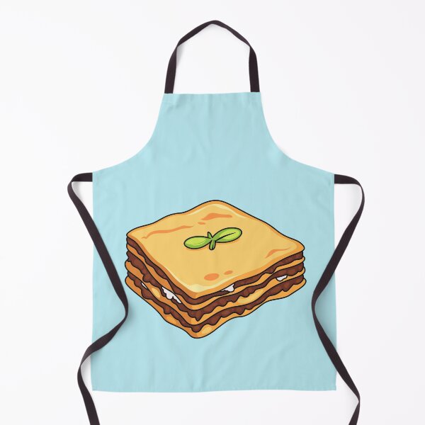 Item preview, Lasagna cartoon illustration designed and sold by Misscartoon.