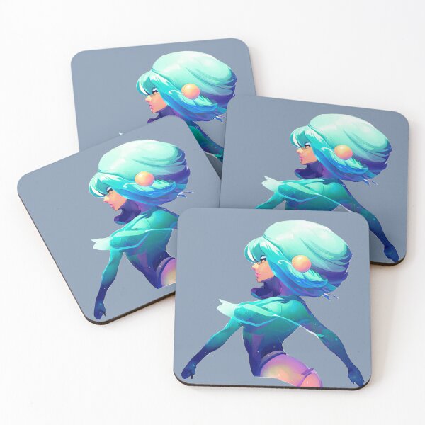 Item preview, Futuristic Blue Girl designed and sold by Chubuter.
