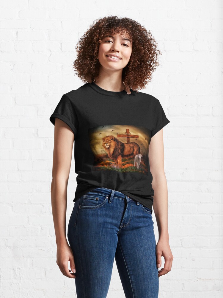 Alternate view of The Lion And The Lamb Classic T-Shirt
