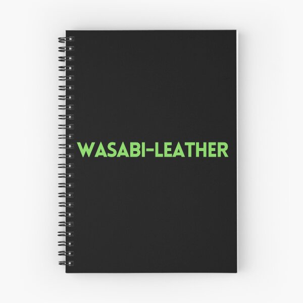 Item preview, WASABI-leather | Funny Wasabi Jokes | Gifts for Sushi Lovers designed and sold by KonnichiwaStore.