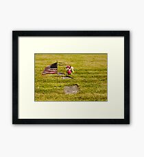 Memorial Flag 3 Framed Print