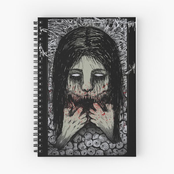 Item preview, Slit mouthed dark art (colored) version designed and sold by deathanarchy.