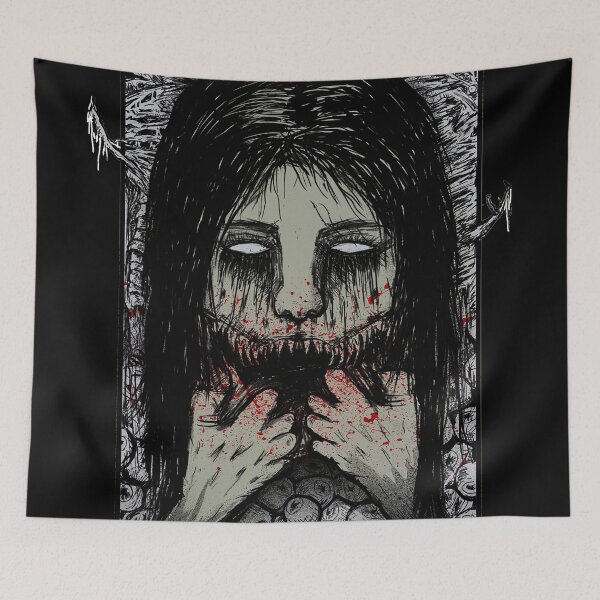 Item preview, Slit mouthed dark art (colored) version designed and sold by deathanarchy.