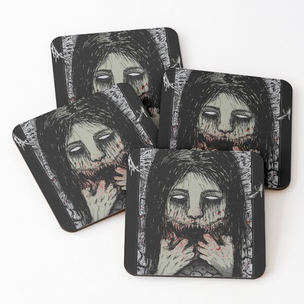 Item preview, Slit mouthed dark art (colored) version designed and sold by deathanarchy.