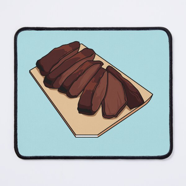 Item preview, Beef brisket cartoon illustration designed and sold by Misscartoon.