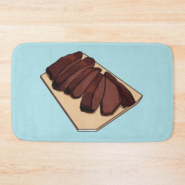 Item preview, Beef brisket cartoon illustration designed and sold by Misscartoon.