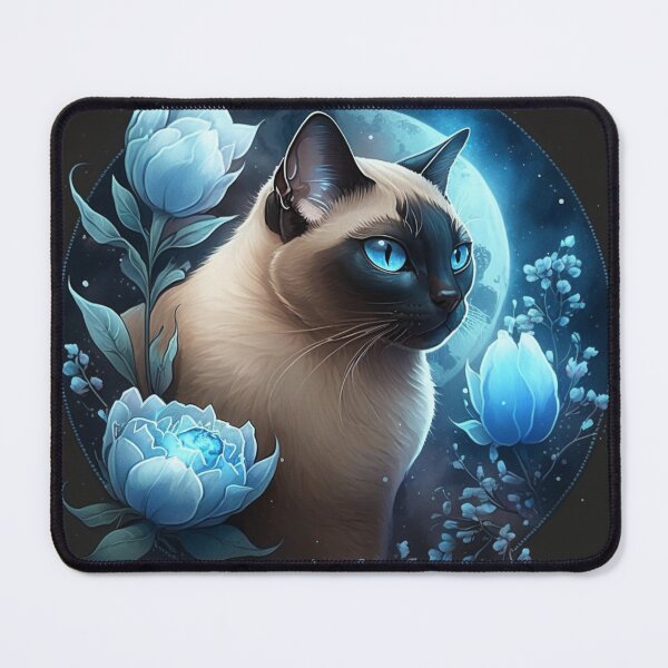 Item preview, Glowing Blue Siamese designed and sold by Nocturne  Paws.