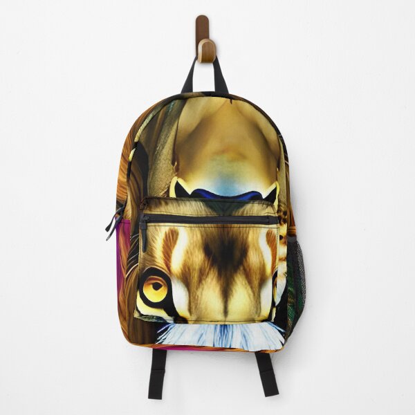 Item preview, Colorful Lion with flowers surrealist impressionist style Chambala paradise designed and sold by Ataraxia Apparel.