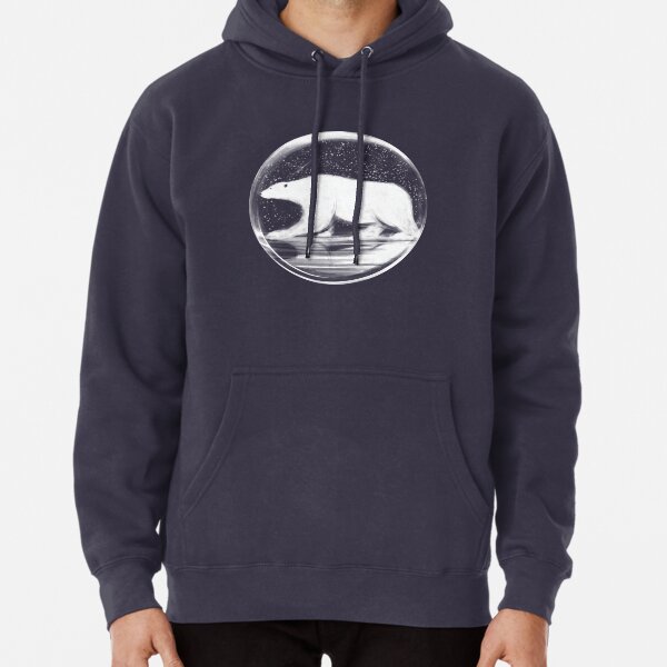 bear in a sphere Pullover Hoodie