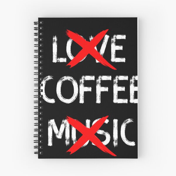 Item preview, Love or coffee and music  designed and sold by Golden0Design.