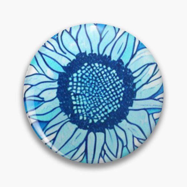 Item preview, Blue Sunflower Bud 02 designed and sold by CheeseBlueprint.