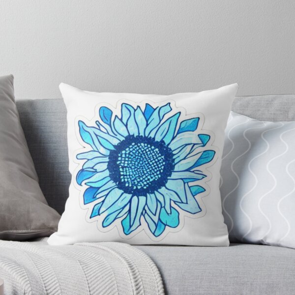 Item preview, Blue Sunflower Bud 02 designed and sold by CheeseBlueprint.