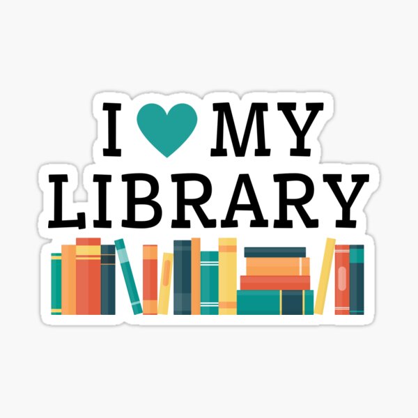 Item preview, I Heart My Library designed and sold by terriejean.