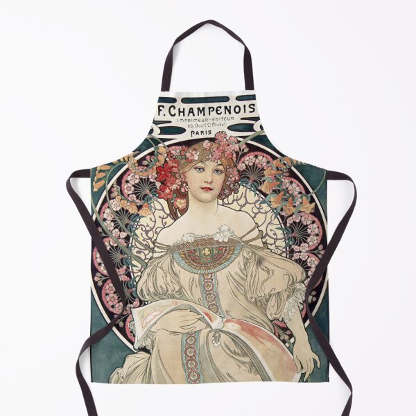 Item preview, Alfonse Mucha Art Nouveau Vintage woman illustration, Elegant Beauty - Alphonse Mucha Inspired Art designed and sold by RaspberryEM.
